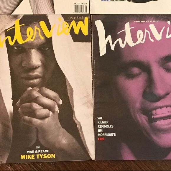 Mike Tyson - Interview magazine - Oct 1990, Don King, Ray Liotta, Clint Eastwood - Picture 12 of 14